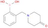 (2-((4-Oxopiperidin-1-yl)methyl)phenyl)boronic acid