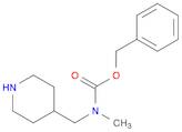 BENZYL METHYL(PIPERIDIN-4-YLMETHYL)-CARBAMATE