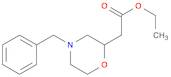 Ethyl 2-(4-benzylmorpholin-2-yl)acetate