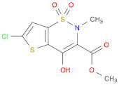 6-Chloro-4-hydroxy-2-methyl-2H-thieno[2,3-e]-1,2-thiazine-3-carboxylic acid methyl ester 1,1-dioxi…