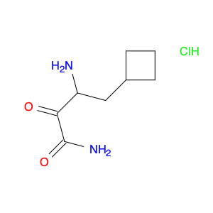 3-Amino-4-cyclobutyl-2-oxobutanamide hydrochloride