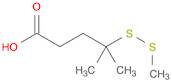 Pentanoic acid, 4-methyl-4-(methyldithio)-