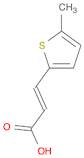 2-Propenoic acid, 3-(5-methyl-2-thienyl)-, (E)-