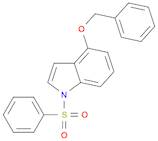 4-(benzyloxy)-1-(phenylsulfonyl)-1H-indole