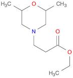 ethyl 2,6-dimethyl-4-morpholinepropionate