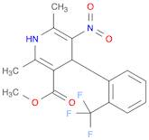 Methyl 2,6-dimethyl-5-nitro-4-[2-(trifluoromethyl)phenyl]-1,4-dihydropyridine-3-carboxylate