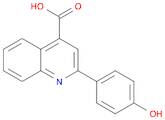 4-Quinolinecarboxylicacid, 2-(4-hydroxyphenyl)-