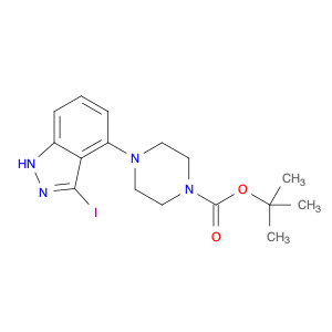 1-Boc-4-(3-Iodo-1H-indazol-4-yl)piperazine