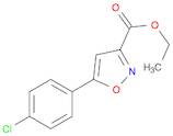 ETHYL 5-(4-CHLOROPHENYL)ISOXAZOLE-3-CARBOXYLATE