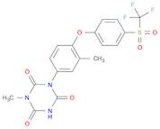 1-methyl-3-{3-methyl-4-[4-(trifluoromethylsulfonyl)phenoxy]phenyl}-1,3,5-triazine-2,4,6(1h,3h,5h)-…