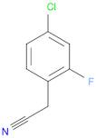 2-(4-Chloro-2-fluorophenyl)acetonitrile