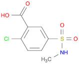 Benzoic acid,2-chloro-5-[(methylamino)sulfonyl]-