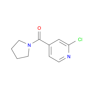 2-chloro-4-(pyrrolidin-1-ylcarbonyl)pyridine