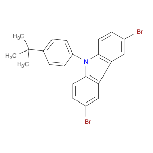 3,6-Dibromo-9-(4-(tert-butyl)phenyl)-9H-carbazole