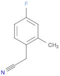 Benzeneacetonitrile, 4-fluoro-2-methyl- (9CI)