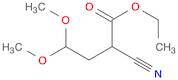 Ethyl 2-cyano-4,4-dimethoxybutanoate