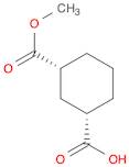 CIS-3-CARBOMETHOXYCYCLOHEXANE-1-CARBOXYLIC ACID