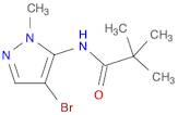 N-(4-bromo-1-methyl-1H-pyrazol-5-yl)-2,2-dimethylpropanamide