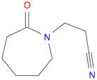 1H-Azepine-1-propanenitrile, hexahydro-2-oxo-