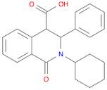 2-Cyclohexyl-1-oxo-3-phenyl-1,2,3,4-tetrahydroisoquinoline-4-carboxylic acid