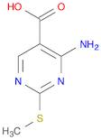 4-Amino-2-(methylthio)pyrimidine-5-carboxylic acid