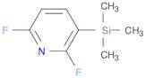 Pyridine, 2,6-difluoro-3-(trimethylsilyl)-