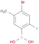 4-Bromo-2-fluoro-5-methylphenylboronic acid