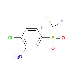 2-chloro-5-trifluoromethanesulfonylaniline