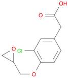 [3-chloro-4-(oxiran-2-ylmethoxy)phenyl]acetic acid