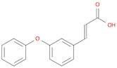 2-Propenoic acid, 3-(3-phenoxyphenyl)-, (E)-