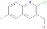 2-Chloro-6-fluoroquinoline-3-carboxaldehyde