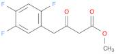 Methyl 3-oxo-4-(2,4,5-trifluorophenyl)butanoate