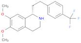 (S)-6,7-Dimethoxy-1-(4-(trifluoromethyl)phenethyl)-1,2,3,4-tetrahydroisoquinoline