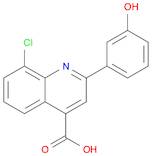 8-CHLORO-2-(3-HYDROXY-PHENYL)-QUINOLINE-4-CARBOXYLIC ACID