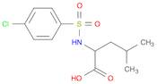 2-(4-Chlorophenylsulfonamido)-4-methylpentanoic acid