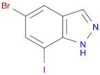 5-Bromo-7-iodo-1H-indazole