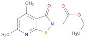 Ethyl 2-(4,6-dimethyl-3-oxoisothiazolo[5,4-b]pyridin-2(3H)-yl)acetate