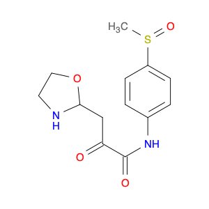 N-Acetyl-N-(4-(methylsulfinyl)phenyl)oxazolidine-2-carboxamide
