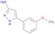 5-(3-Methoxyphenyl)-2H-pyrazol-3-ylamine