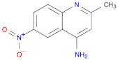 4-Quinolinamine, 2-methyl-6-nitro-