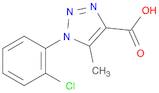 1-(2-Chlorophenyl)-5-methyl-1H-1,2,3-triazole-4-carboxylic acid