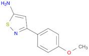 3-(4-Methoxyphenyl)isothiazol-5-amine