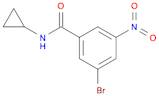 3-Bromo-N-cyclopropyl-5-nitrobenzamide