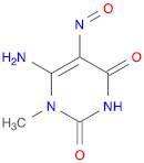 2,4(1H,3H)-Pyrimidinedione,6-amino-1-methyl-5-nitroso-