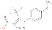 1H-Pyrazole-4-carboxylicacid, 1-(4-methoxyphenyl)-5-(trifluoromethyl)-