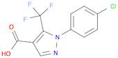 2-(4-CHLOROPHENYL)-3-(TRIFLUOROMETHYL)PYRAZOLE-4-CARBOXYLIC ACID