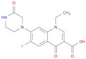 3-Quinolinecarboxylicacid, 1-ethyl-6-fluoro-1,4-dihydro-4-oxo-7-(3-oxo-1-piperazinyl)-