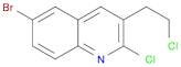 2-Chloro-3-(2-chloroethyl)-6-bromoquinoline