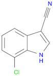 7-Chloro-1H-indole-3-carbonitrile