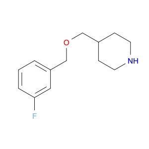 4-(((3-Fluorobenzyl)oxy)methyl)piperidine